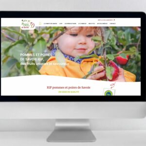 realisation BOOSTACOM-agence de communication digitale- site POMMES POIRES DE SAVOIE IGP
