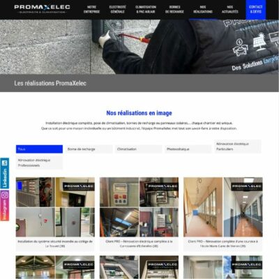 NOS REALISATIONS promaxelec - realisation Boostacom